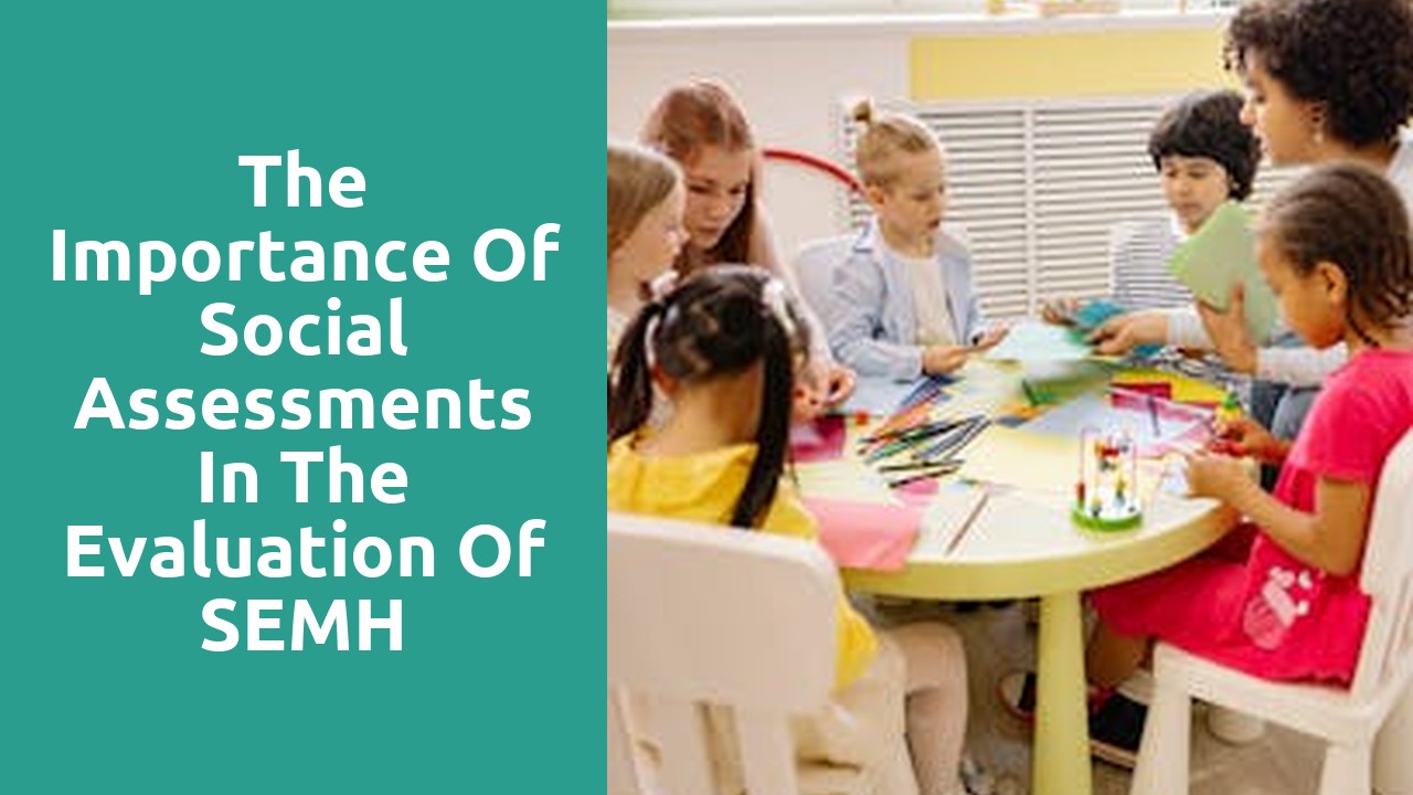 The Importance of Social Assessments in the Evaluation of SEMH